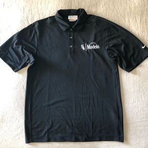 Men’s Nike Golf White Sox Polo w Modelo logo - S